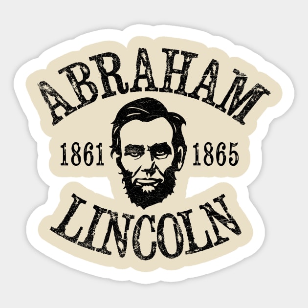 Abraham Lincoln Sticker by MindsparkCreative